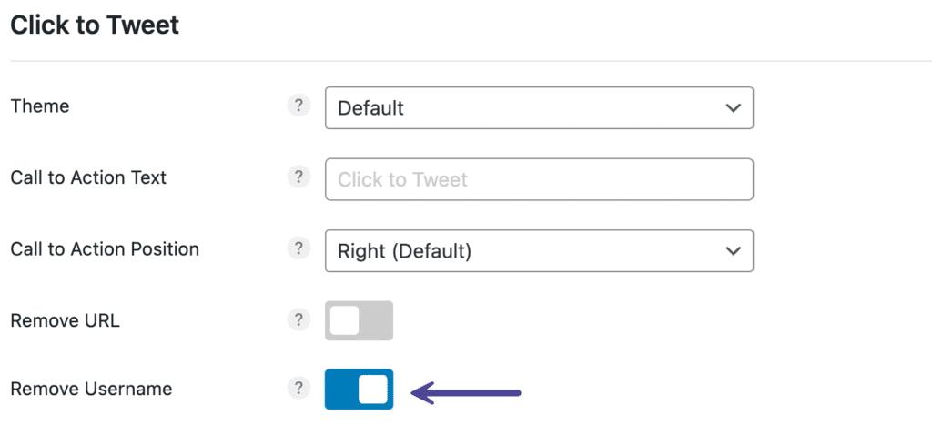 Novashare remove username default