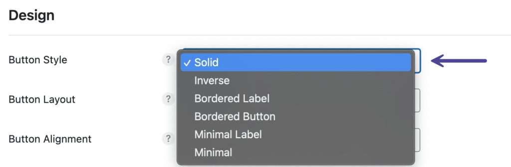 Novashare button style