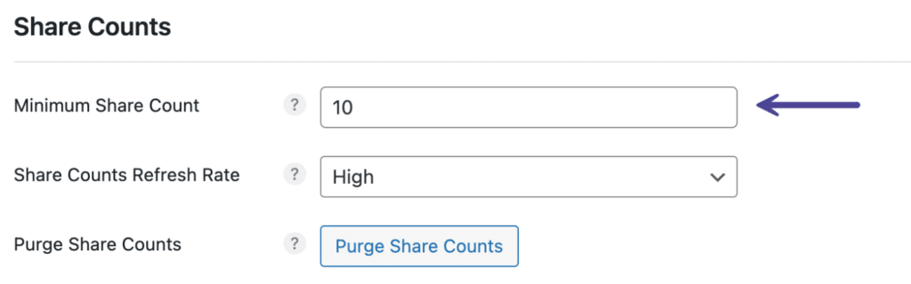 Novashare Minimum Share Count