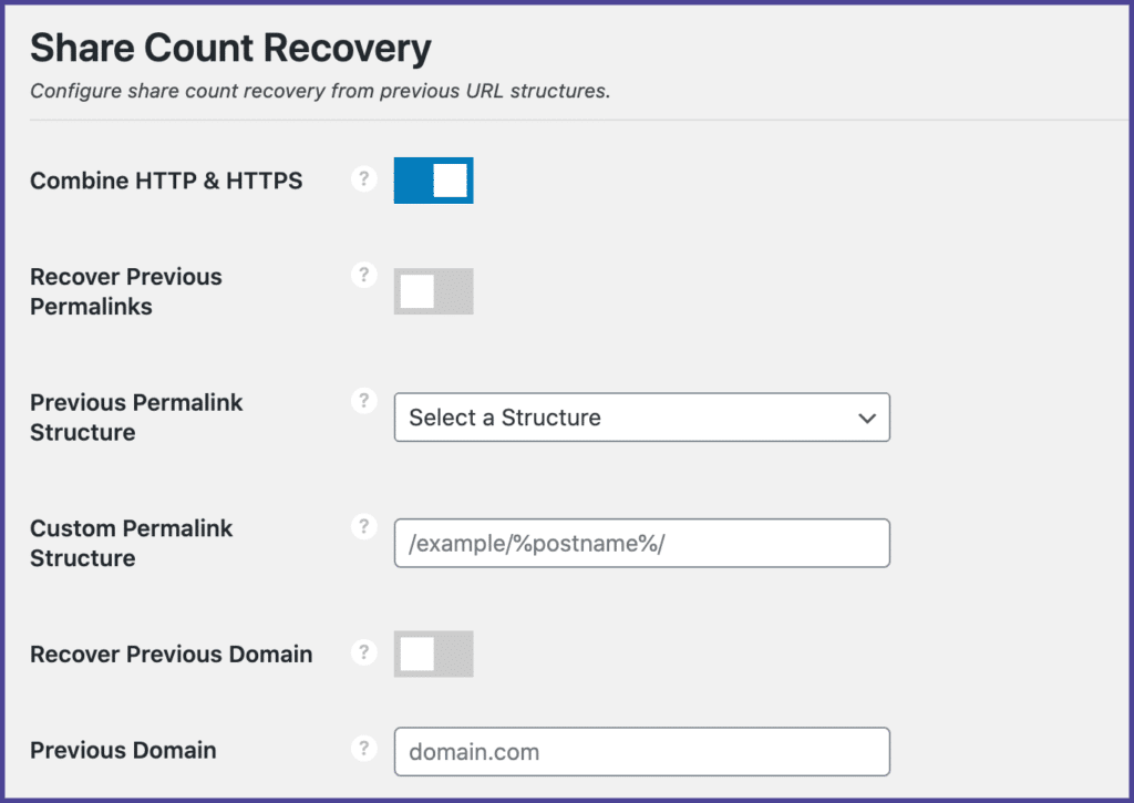 Novashare social share count recovery
