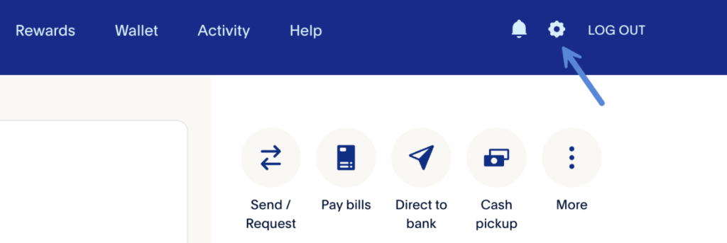 PayPal settings