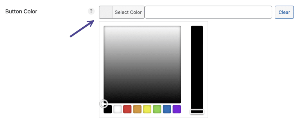 Novashare button color