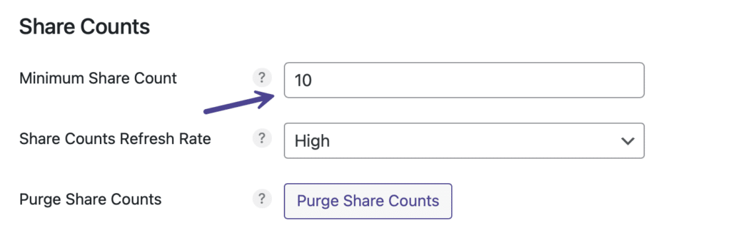 Novashare Minimum Share Count