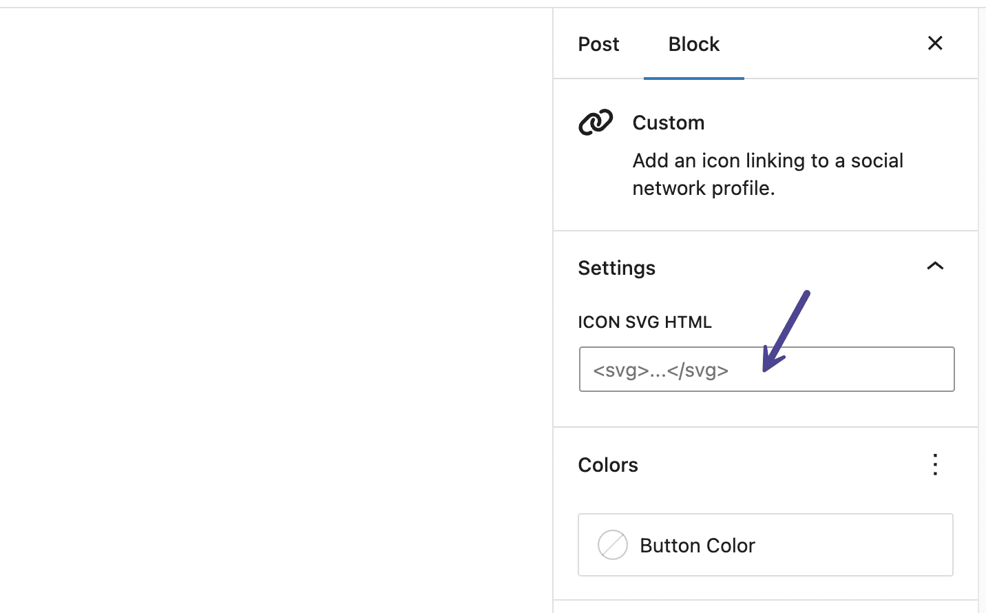 How to use the social follow buttons block - Novashare